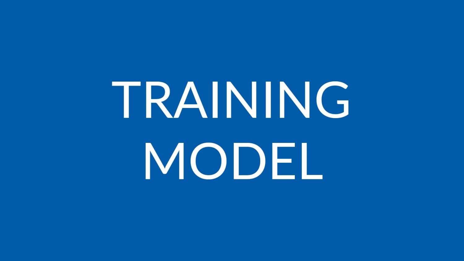 training model